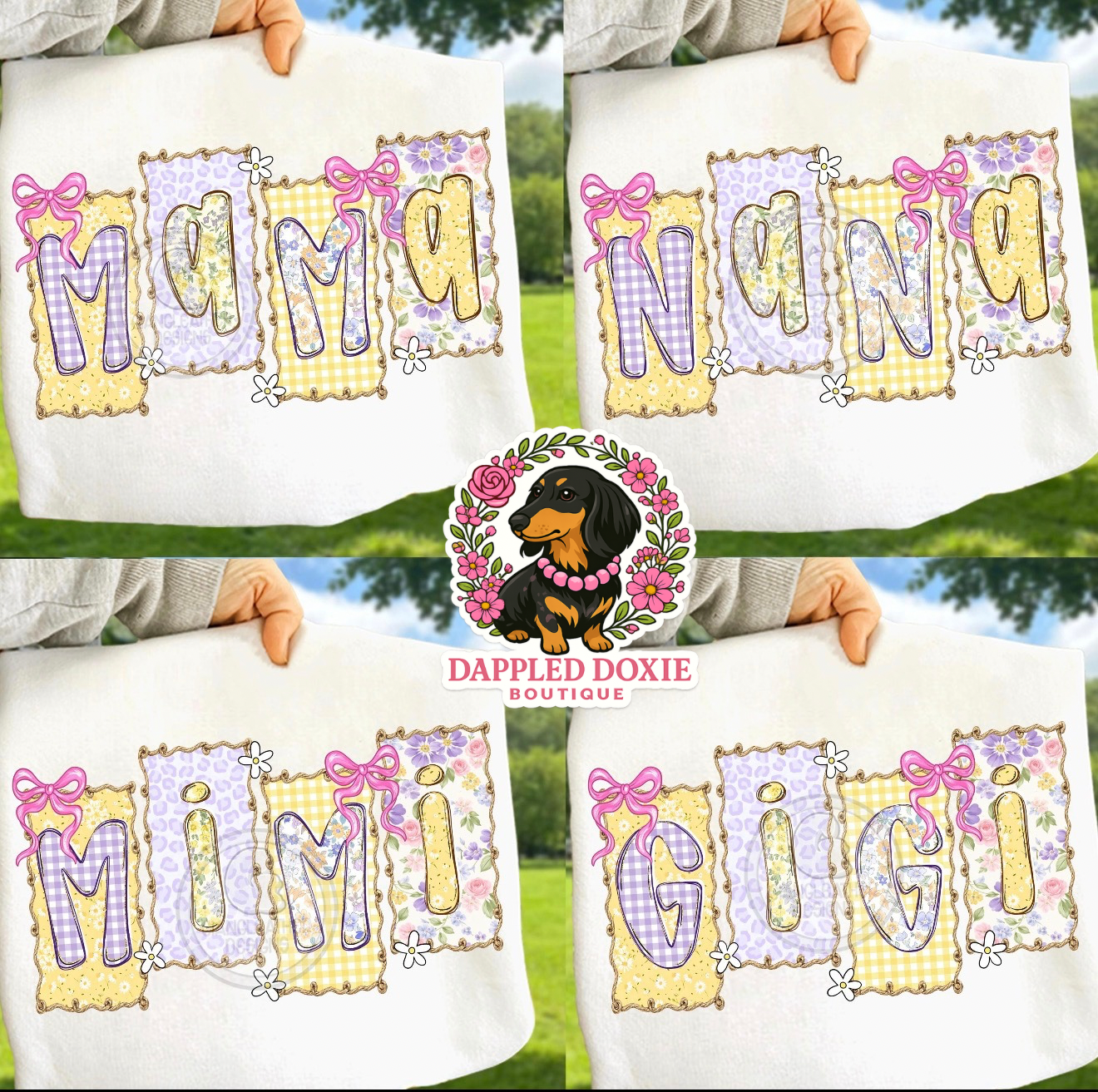 Spring Custom Name Tee🌸