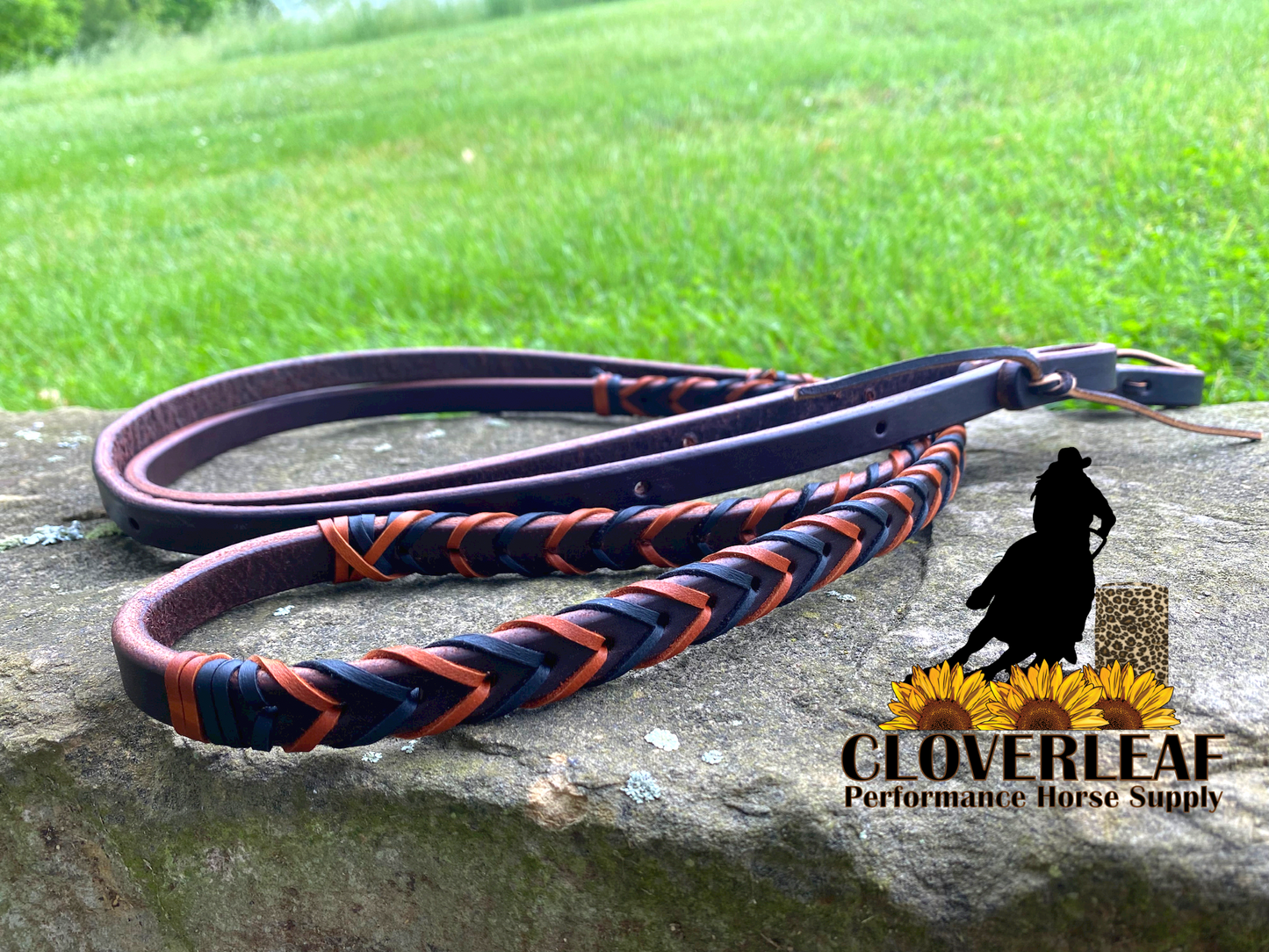 Black & Brown Lace Reins